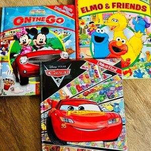 Kids 3 book bundle-Theme:Look and Find books